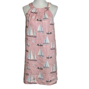 Sailboat linen dress